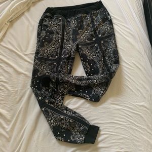 Bandana jogger pants Unisex